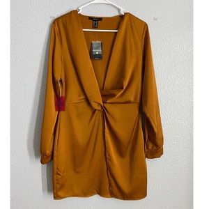 Gold forever 21 dress